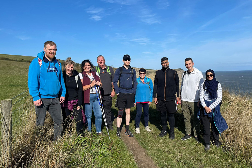 The team at Regal Food Products Group Plc walked from Whitby into Robin Hoods Bay via The Cleveland Way and back again along The Cinder Track, to raise money for their chosen charity of the year, Mind in Bradford.