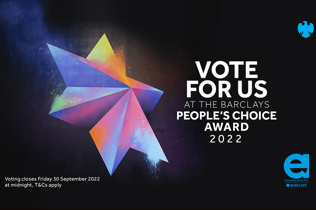 Vote for us - Barclays People’s Choice Award