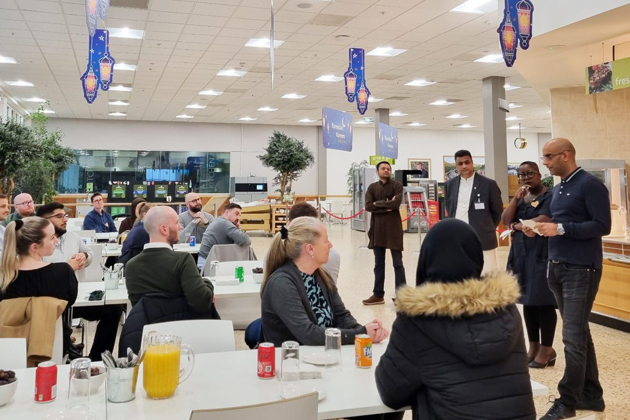 Our CEO Younis Chaudhry was invited to Morrisons head office in Bradford for a special Iftar event, where he spoke about his own journey of faith and his experiences as a practising Muslim.