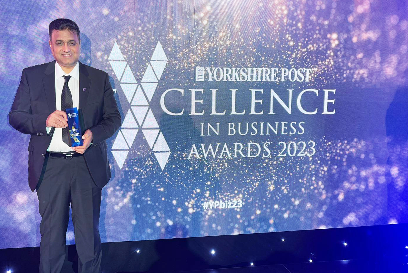 CEO Younis Chaudhry Crowned Business Leader of the Year Award at the Yorkshire Post Awards
